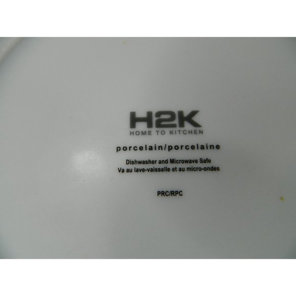 Marble Design Set Of 4 Plates 7.5" Home to Kitchen Porcelain Marble Effect Salad - Picture 7 of 10